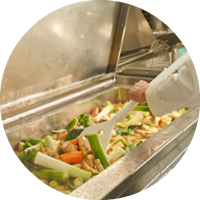 Werfen Sie einen Blick in unsere Küche!