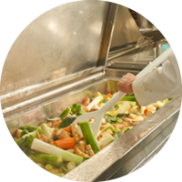 Werfen Sie einen Blick in unsere Küche! Werfen Sie einen Blick in unsere Küche!